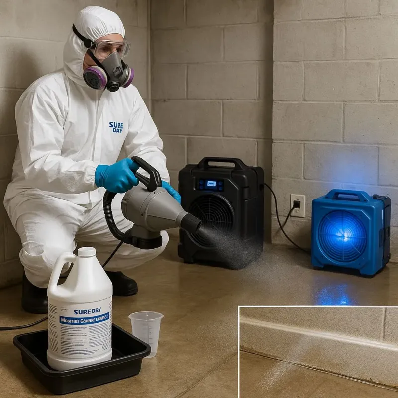 Sanitization and Odor Removal process in De Soto, IL