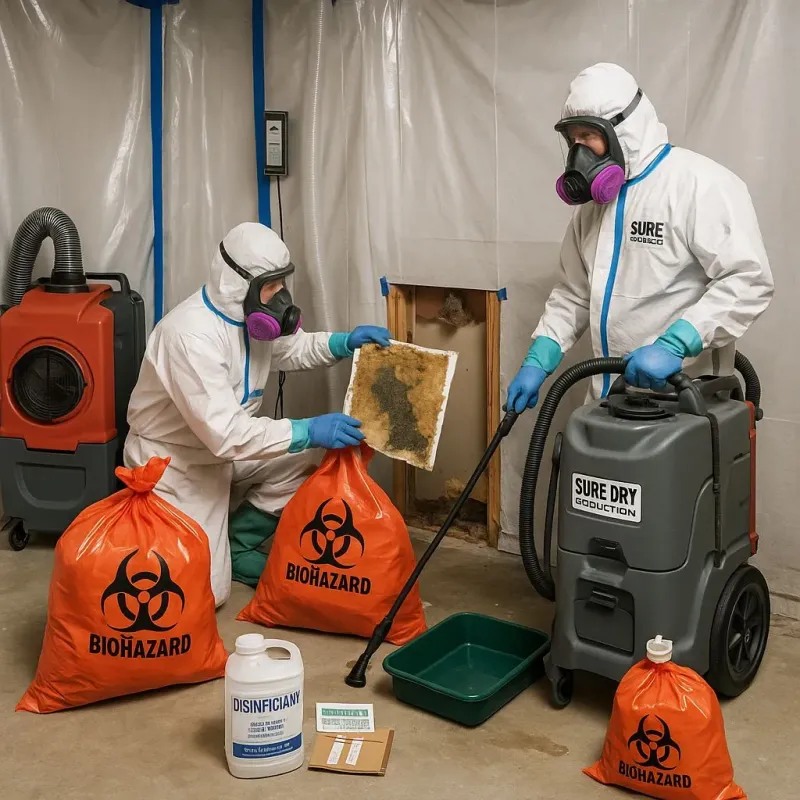 Contaminated Water Handling Protocols process in De Soto, IL